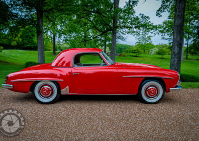 Motorsportraits Portrait photography of cars 1957 Mercedes-Benz 190 SL