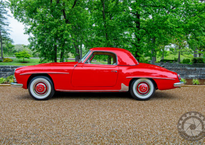 Motorsportraits Portrait photography of cars 1957 Mercedes-Benz 190 SL