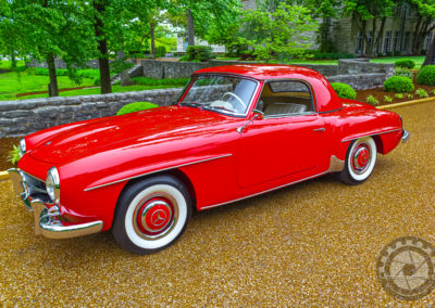 Motorsportraits Portrait photography of cars 1957 Mercedes-Benz 190 SL