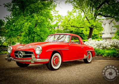 Motorsportraits Portrait photography of cars 1957 Mercedes-Benz 190 SL