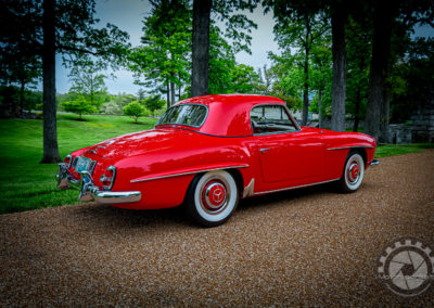 Motorsportraits Portrait photography of cars 1957 Mercedes-Benz 190 SL