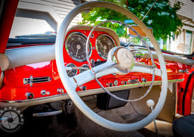 Motorsportraits Portrait photography of cars 1957 Mercedes-Benz 190 SL