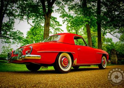 Motorsportraits Portrait photography of cars 1957 Mercedes-Benz 190 SL